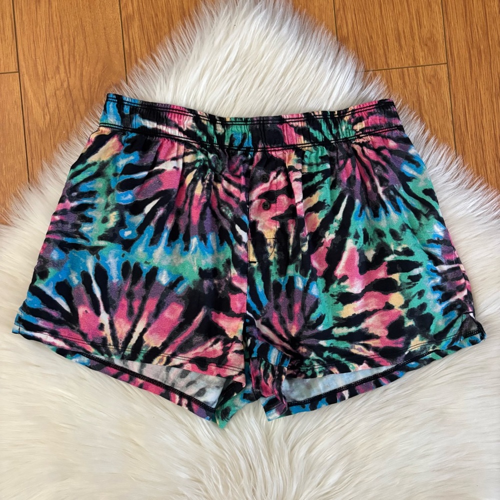 PINK By Victoria’s Secret Tye Dye Sleep Shorts